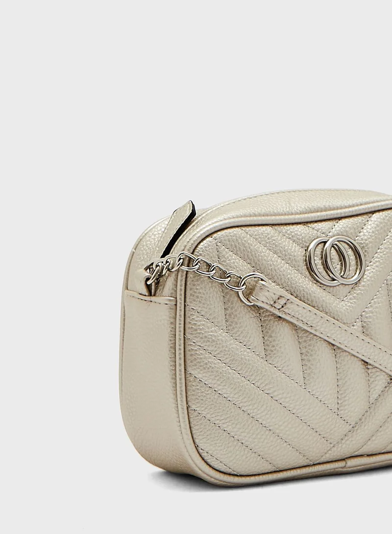 ELLA Zig Zag Quilted Cross Body Bag