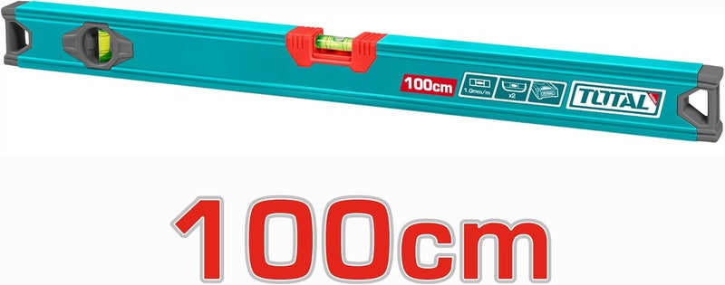 TOTAL TOTAL 3-Piece Spirit Level Set - Aluminium Levels (40cm, 60cm, 100cm) - Image 5