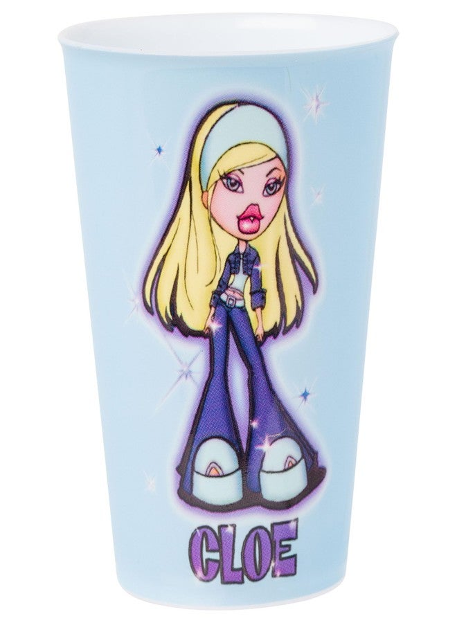 Silver Buffalo Bratz Sparkle Featuring Jade, Sasha, Yasmin, and Cloe 4 Pack Plastic Mini Cup Set, 1.5 Ounces - Image 4