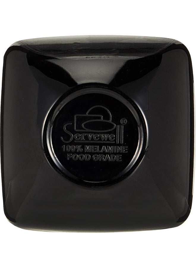 Servewell Melamine Horeca Square Bowl-9.5CM-Black - Image 2