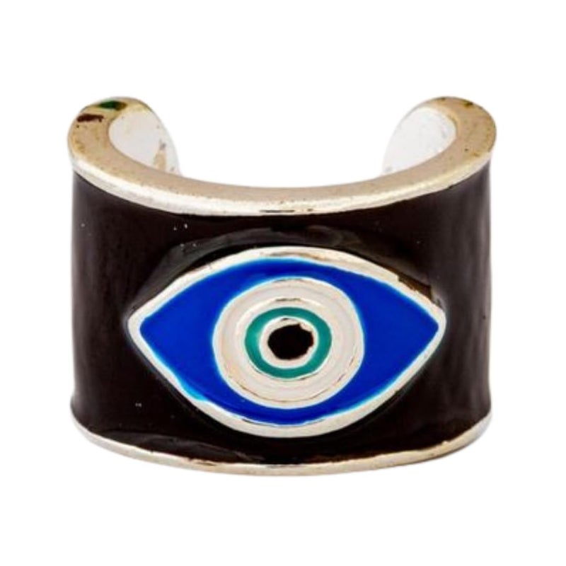 Charmed Custom Stethoscope Charms - Evil Eye Charm - Gifts for Nurses, Doctors, Veterinarians, Technicians, Surgeons & Healthcare Professionals - Metal 0.5" Ring Charm - Image 1