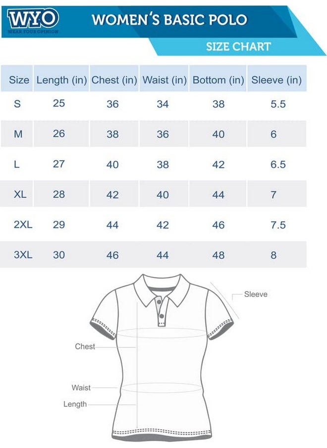 وير يور أوبينين - قميص بولو نسائي من Wear Your Opinion بقصة عادية وياقة بولو (التصميم: سادة، زيتوني، متوسط) - Image 1