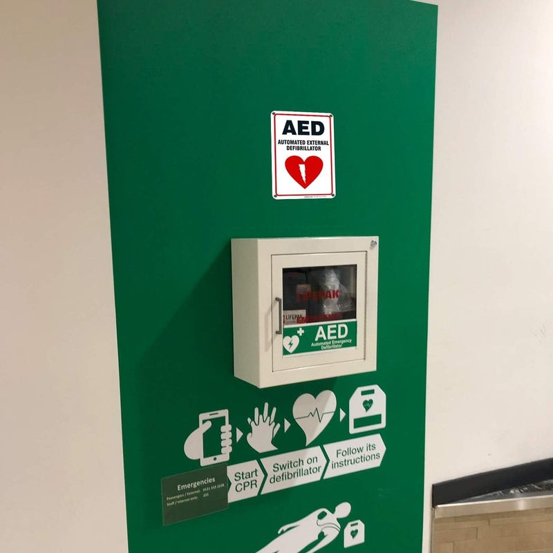 ARS ''AED Sign, Automated External Defibrillator Sign'', 10x7 Rust Free Aluminum, Weather/Fade Resistant, Easy Mounting, Indoor/Outdoor Use, by ARS - Image 5