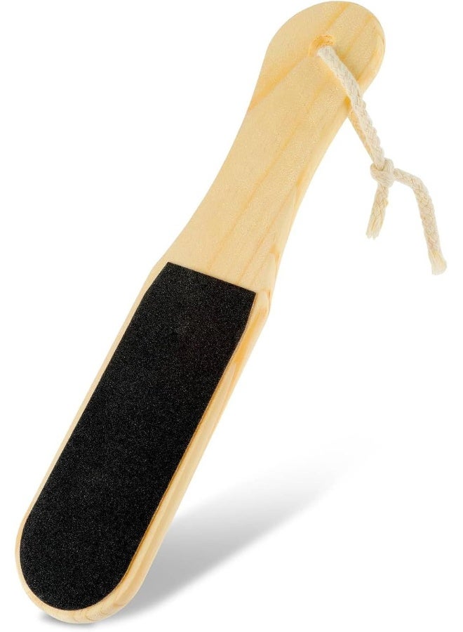 MOMENT Double-Sided Wood Foot File, Foot Pedicure Rasp Foot File And Cracked Skin Callus Remover For Feet Scraper File Brush Tools  - Image 1