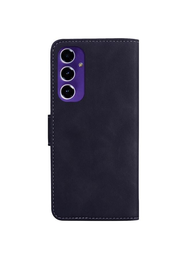 S-TOP Case For Samsung Galaxy S24 FE 5G Skin Feel Pure Color Flip Leather Phone Case - Image 3
