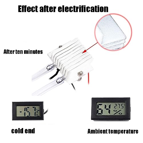 Yrhrol 144W Semiconductor Refrigeration Cooler Kit - DIY Peltier Cooler 12V TEC1-12706 Peltier Heatsink Module for DIY Car Electronic Refrigerator - Image 5