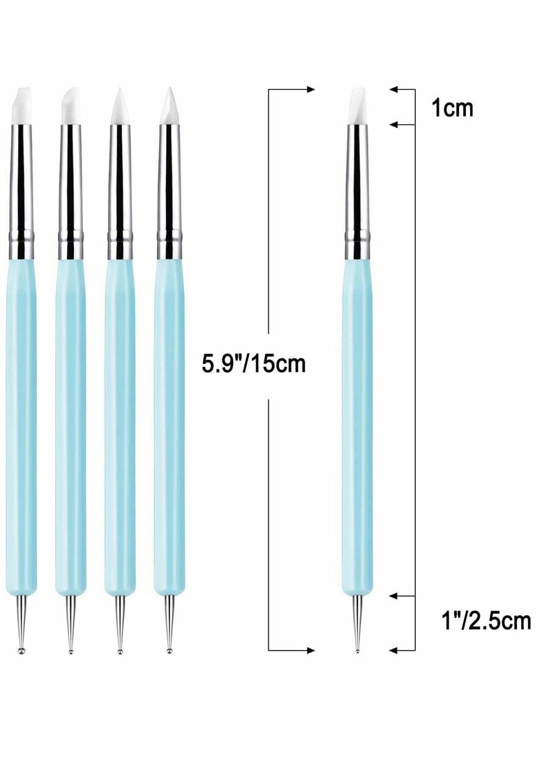 KASTWAVE 10Pcs Silicone Sculpting Tools Clay Sculpting Tool - Image 5