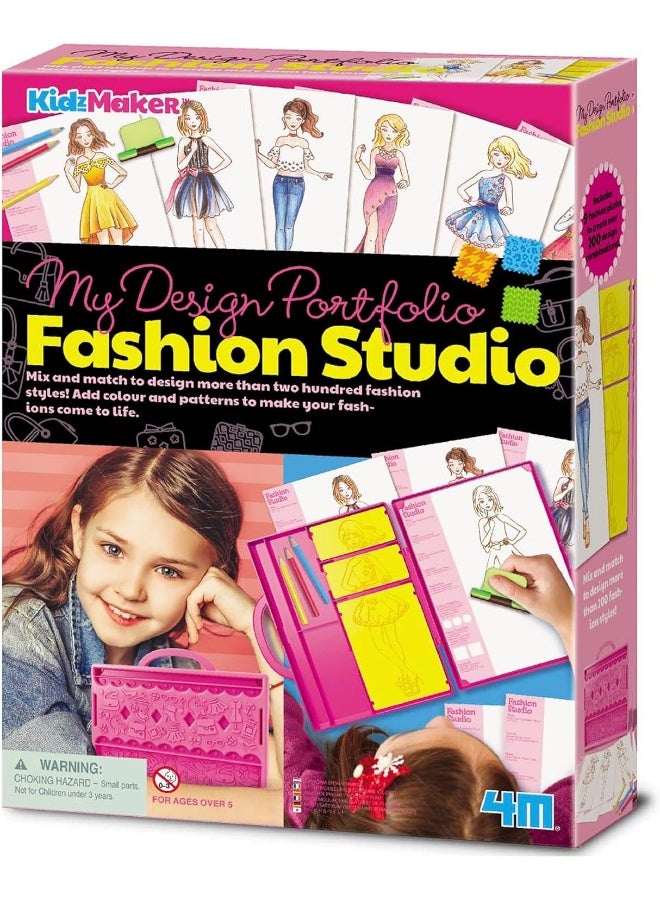 4M 404720 My Design Portfolio Fashion Studio Playset - Image 1