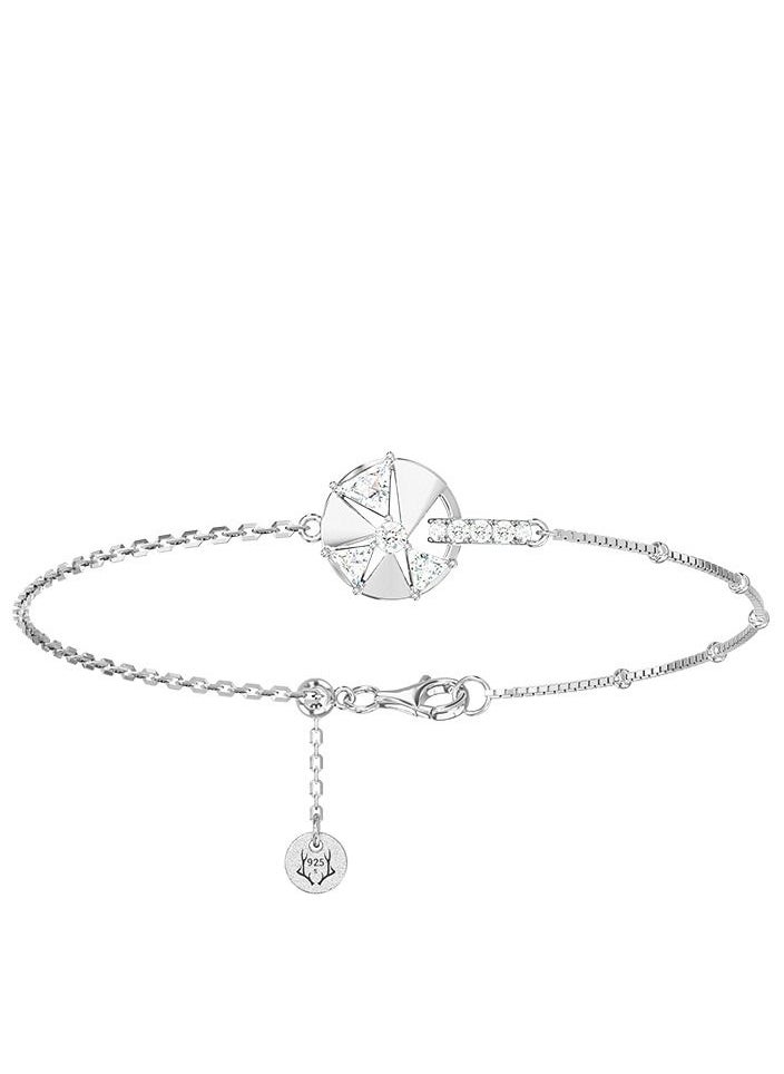 AWNL - AWNL Women's Bracelet With CZ Diamond Sterling Silver Scandinavian Cardamom Flower Charm Gift for Women Wife Girlfriend - Image 1