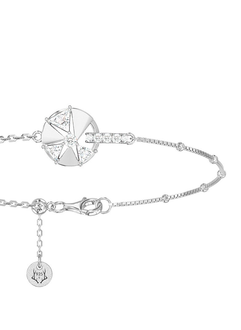 AWNL - AWNL Women's Bracelet With CZ Diamond Sterling Silver Scandinavian Cardamom Flower Charm Gift for Women Wife Girlfriend - Image 1
