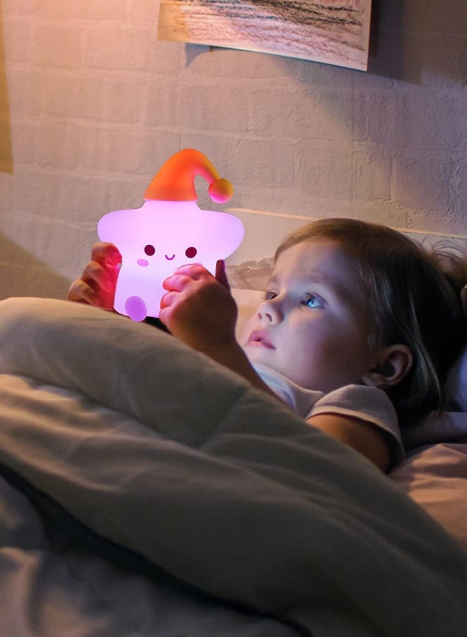 أوريتي بطارية سيليكون قابلة لإعادة الشحن على شكل نجوم ليلية للأطفال - Image 3