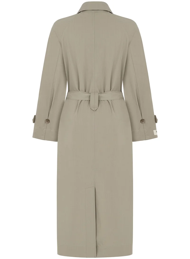 Nocturne Double Breasted Oversize Trench Coat