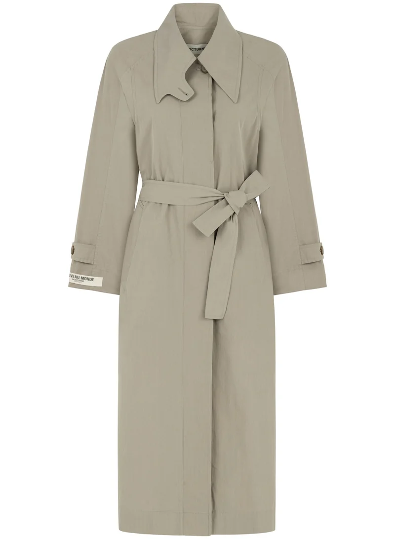 Nocturne Double Breasted Oversize Trench Coat