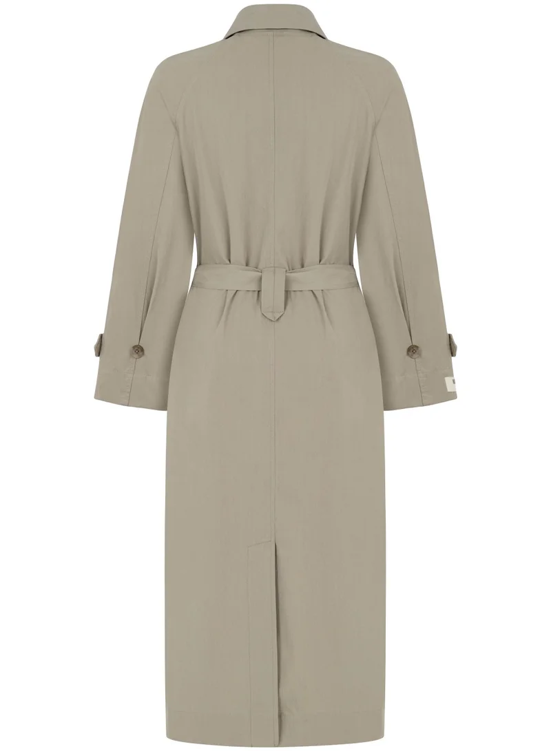 Nocturne Double Breasted Oversize Trench Coat