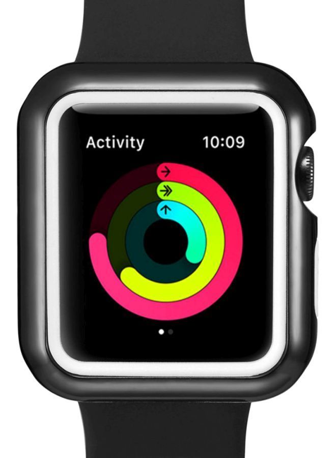 نيبمينينت غطاء حماية ممتص للصدمات من السيليكون لساعة أبل ووتش سيريس 3 مقاس 38 مم متعدد الألوان - Image 2