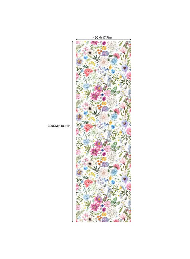 Bluejw Hot Sale Bedroom Renovation Beautify Wallpaper Watercolor Floral Self Adhesive Wallpaper Removable Wall Decoration Living Room Mural - Image 1