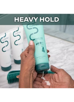 curlmix CurlMix Heavy Hold Flaxseed Gel for Curly Hair - Travel Size Sample 3.4 oz - Defines & Elongates Curls without Dryness or Flaking  - Image 4