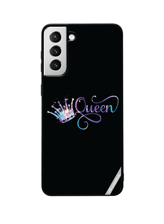 VR CREATIVE Protective Case Cover For Samsung Galaxy S22 Plus 5G Queen Design Multicolour - Image 1