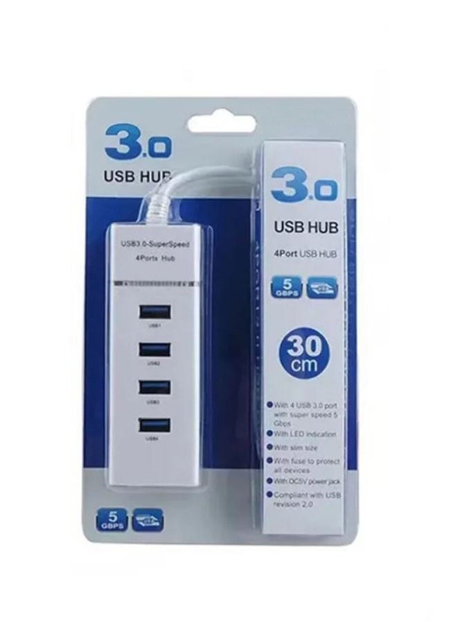 Generic - 4-Port USB 3.0 Super Speed Hub - Image 1