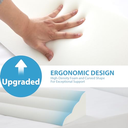 MEGCXIT Queen Bed Wedge Pillow for Headboard 60x10x6 Bed Gap Filler Queen Headboard Pillow Pillow Wedge for Headboard Gap AntiSlip Gap Pillow for Headboards AirLayer White - Image 5