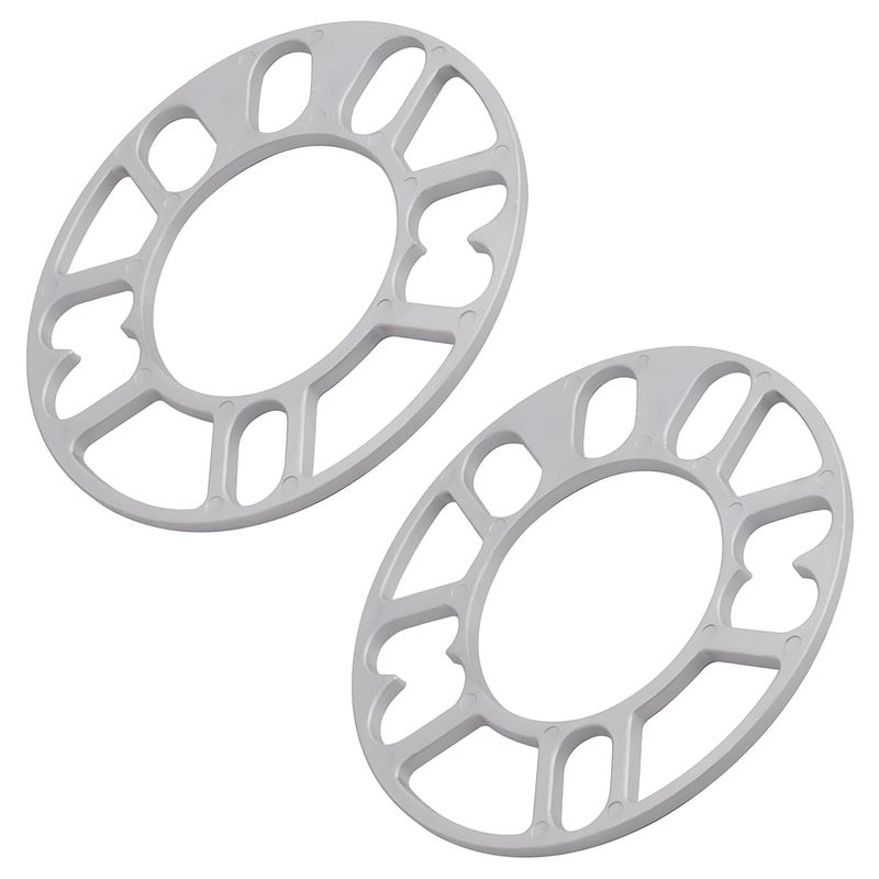 YoRise 2PCS 5 mm Car Wheel Spacers PCD 100120mm Aluminum Alloy Hub Centric Wheel Spacer for 4 5 Lug Universal Car Tire Accessory for 4X100 4X1143 5x108 5x112 5x120 Bolt Pattern5MM - Image 3