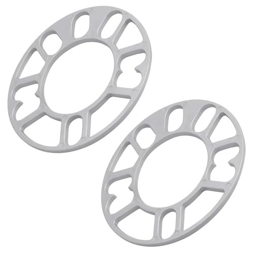 YoRise 2PCS 5 mm Car Wheel Spacers PCD 100120mm Aluminum Alloy Hub Centric Wheel Spacer for 4 5 Lug Universal Car Tire Accessory for 4X100 4X1143 5x108 5x112 5x120 Bolt Pattern5MM - Image 1