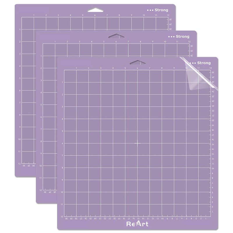 ReArt Strong Grip Cutting Mat 12x12 inch 3 Pack - Image 1
