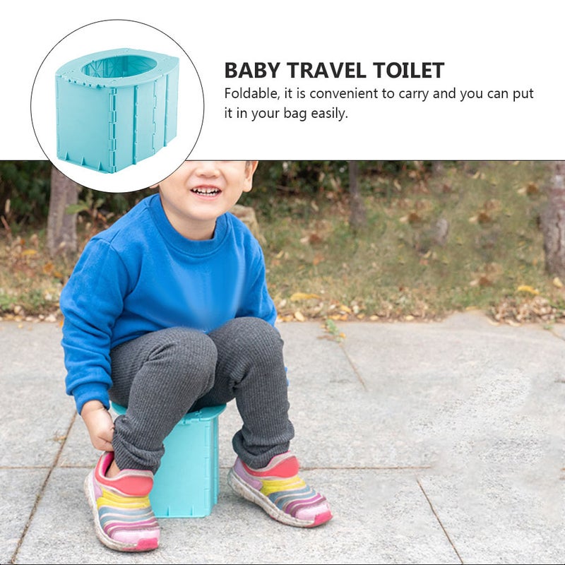 1pc Baby Foldable Toilet Outdoor Baby Closestool Portable Children Potty - Image 4