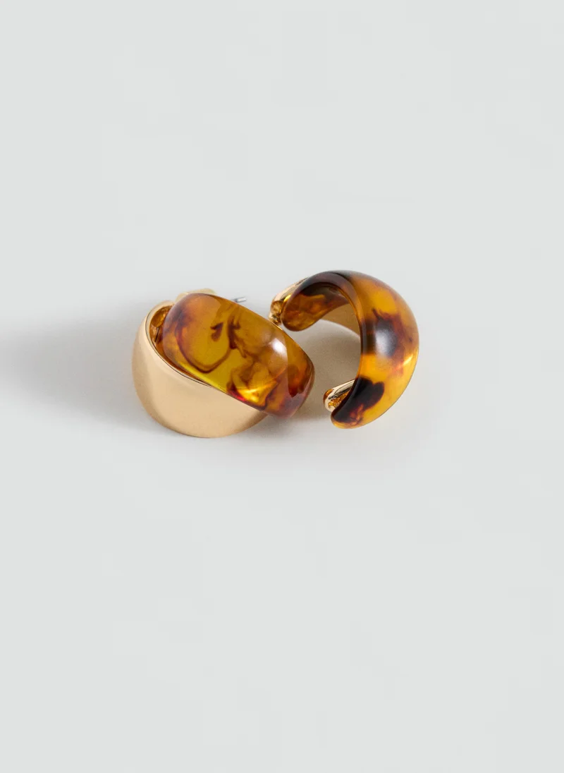 Mango  Mixed resin earrings for Women | Best Price UAE