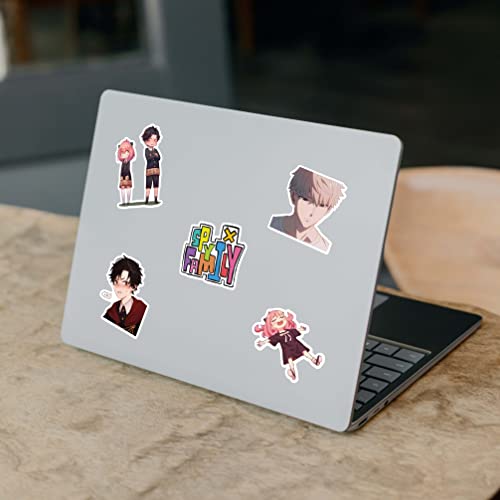 CodersParadise Spy Anime Sticker Pack (50 PCS) | Waterproof Aesthetic Vinyl Stickers for Laptop, Journal, Scrapbook, Helmet, Guitar & Mobile Case | Residue-Free & Self-Adhesive - Image 2
