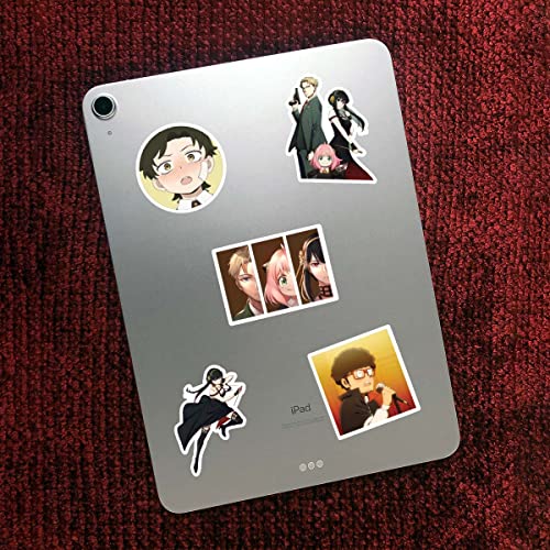 CodersParadise Spy Anime Sticker Pack (50 PCS) | Waterproof Aesthetic Vinyl Stickers for Laptop, Journal, Scrapbook, Helmet, Guitar & Mobile Case | Residue-Free & Self-Adhesive - Image 3