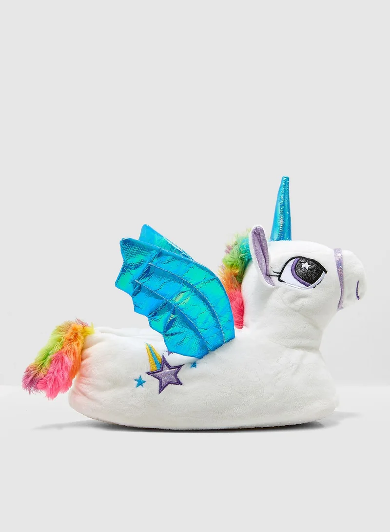 SOUTH BEACH Unicorn Bedroom Slippers