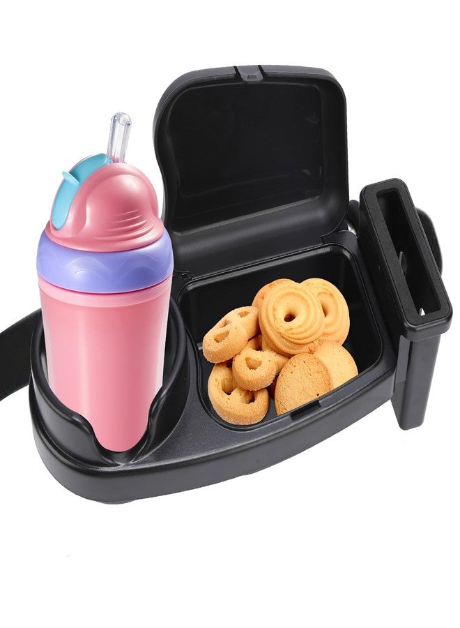 OGNWFUNK Stroller Snack Tray Compatible with Joie, 3-in-1 Snack Tray with Lid and Stroller Cup Holder, Detachable Non-Slip Design, Durable ABS Stroller Accessories for Baby Travel - Image 1