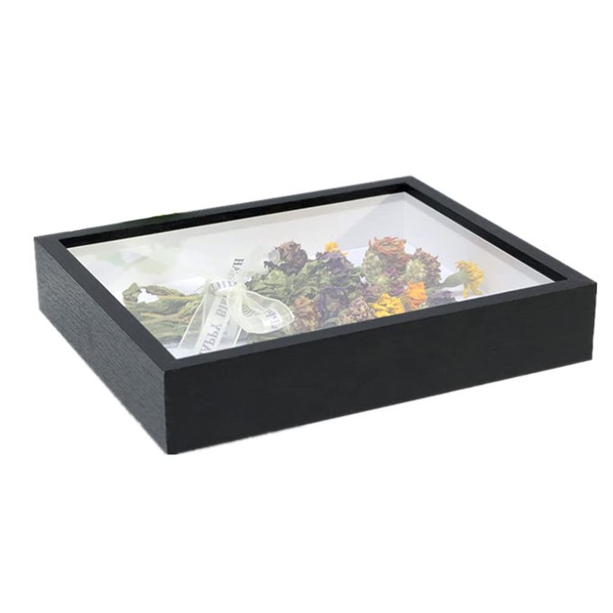 Shadow Box Picture FrameFrame for Dried Flowers12 Deep Hollow Display FrameGraduation Cap Shadow Box for Wall and Tabletop Display Bouquet Mementos Medals Photos Memory Box 12x16