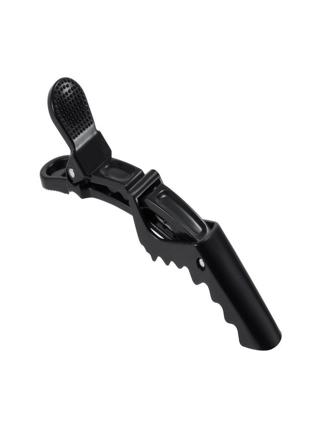 BEINY 6Pcs Plastic Non Slip Hair Clips - Professional Hairdressing Styling Sectioning Clips - Salon Alligator Clips for Thick Hair - Haircut Accessories Hairgrips for Women Girls (Black) - Image 2