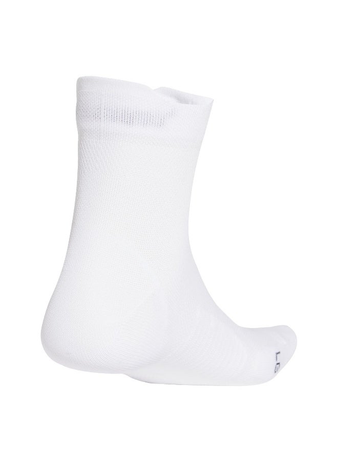 Adidas Adidas Runxadizerosock White Running Socks For Unisex 2 - 3.5 - Image 2