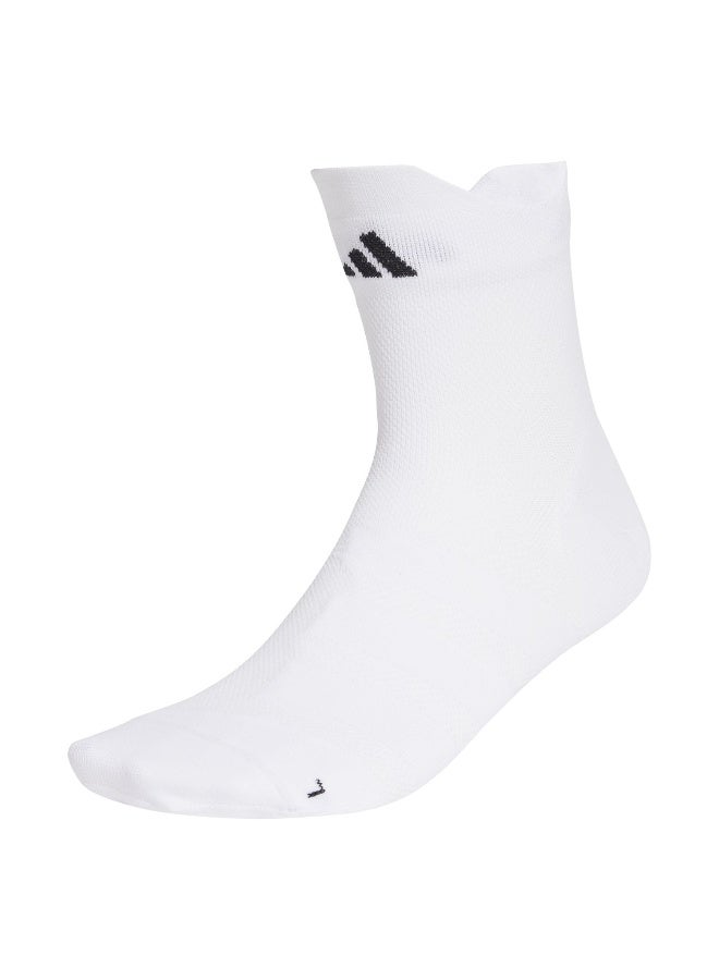 Adidas Adidas Runxadizerosock White Running Socks For Unisex 2 - 3.5 - Image 1