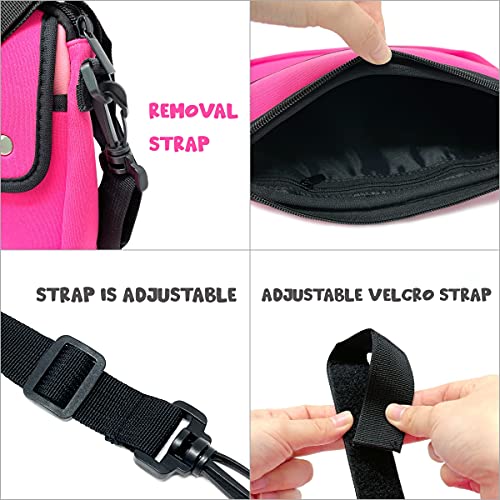 allydrew Waterproof Bike Bag, Handlebar Cycling Storage Pouch for Tools and Accessories, Pink - Image 4