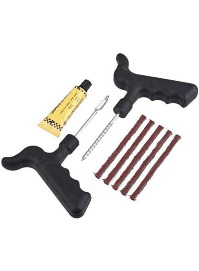 Generic Car Bike Auto Tubeless Tire Tyre Puncture Plug Repair Tool Kit - Image 2