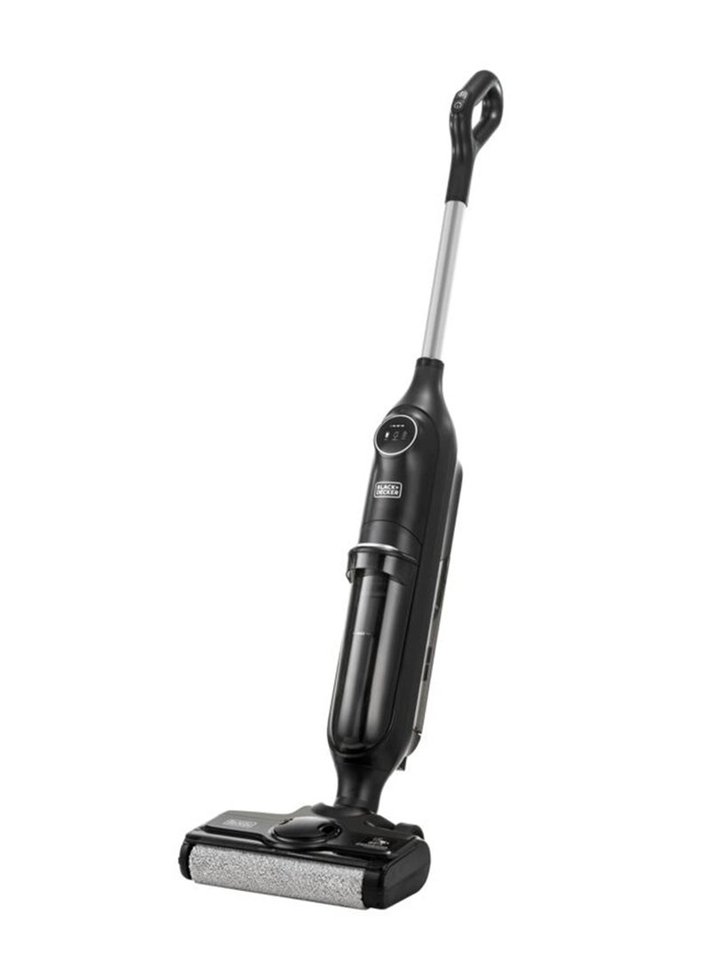 BLACK+DECKER Cordless 2-in-1 Vacuum and Hard Floor Wet Dry Vac Mop with 21.6V Lithium-Ion Battery, LED Display with Indicator Lights, Edge Cleaning with Dual Water Tank VW216BR-B5 530 ml 1200 W VW216BR-B5 black - Image 1