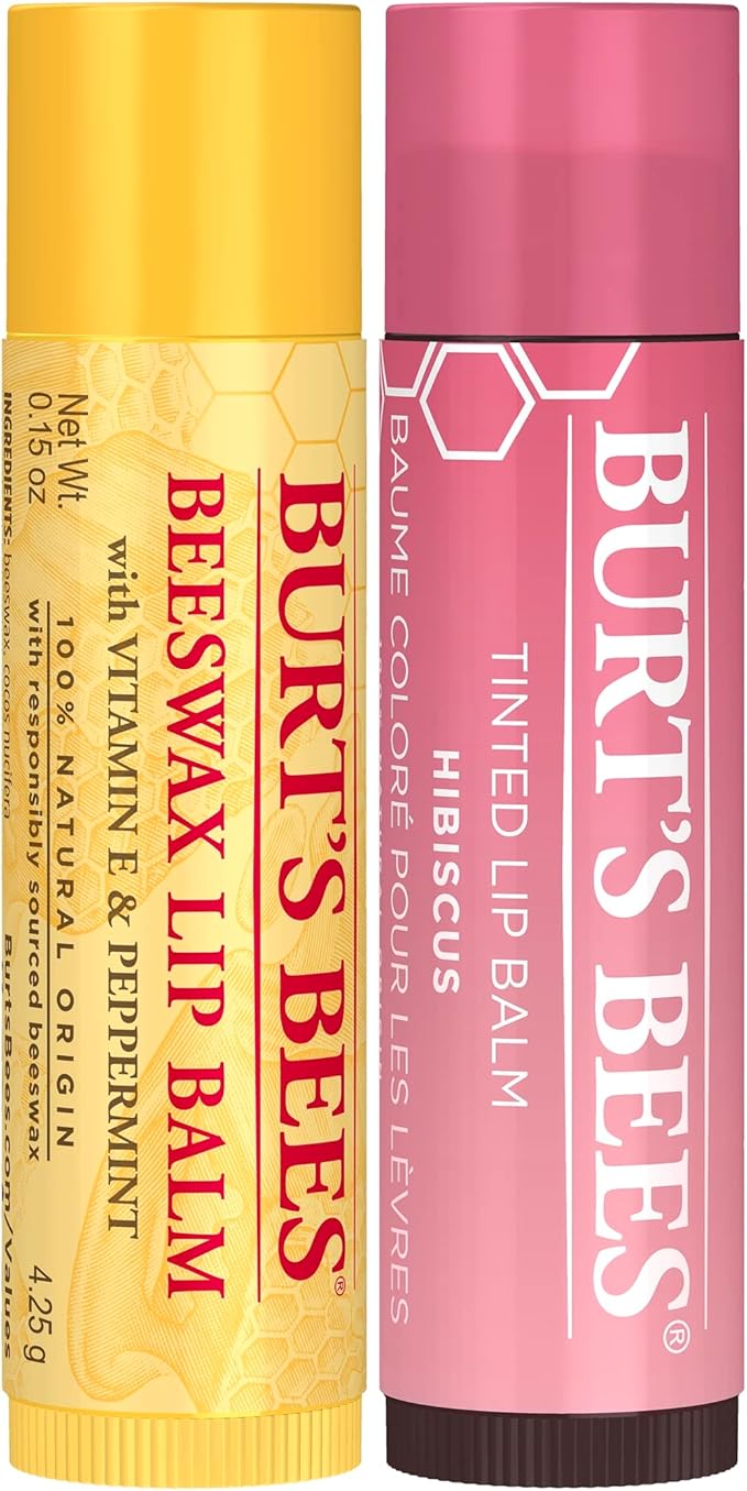 Burt's Bees Burts Bees Lip Balm Multipack Beeswax Lip Balm Hibiscus Tinted Lip Balm Value Duo Pack 2x425g Pink Pack Of 1 - Image 2