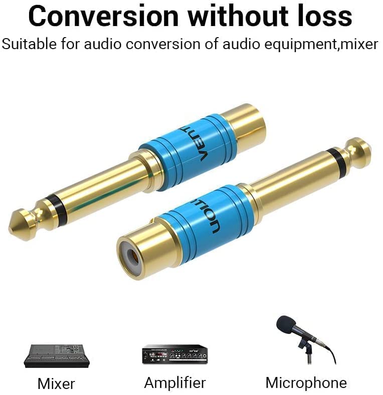فينشن موصل صوت VENTION (من 6.5 مم إلى RCA، عبوة واحدة) - Image 4