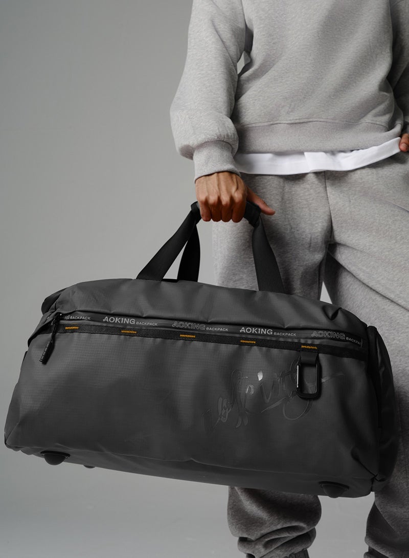 AOKING Men's Large Capacity Multifunctional Business Short-Distance Travel Hand Luggage Bag Fitness Bag - Image 2