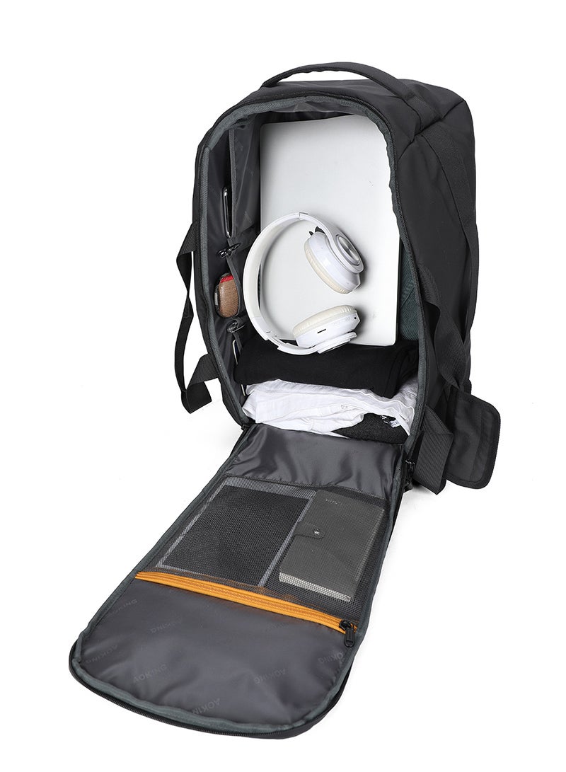 AOKING Men's Large Capacity Multifunctional Business Short-Distance Travel Hand Luggage Bag Fitness Bag - Image 3