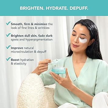 FOREO IRIS Under Eye Patches Dark Circles Under Eye Treatment Women Men Eye Patches Skincare Hydrating Gel Eye Mask Collagen Vitamin C Vitamin E 60 Under Eye Masks - Image 4