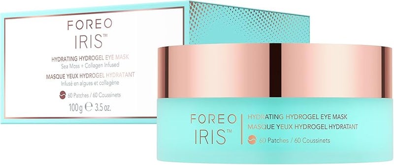 FOREO IRIS Under Eye Patches Dark Circles Under Eye Treatment Women Men Eye Patches Skincare Hydrating Gel Eye Mask Collagen Vitamin C Vitamin E 60 Under Eye Masks - Image 2