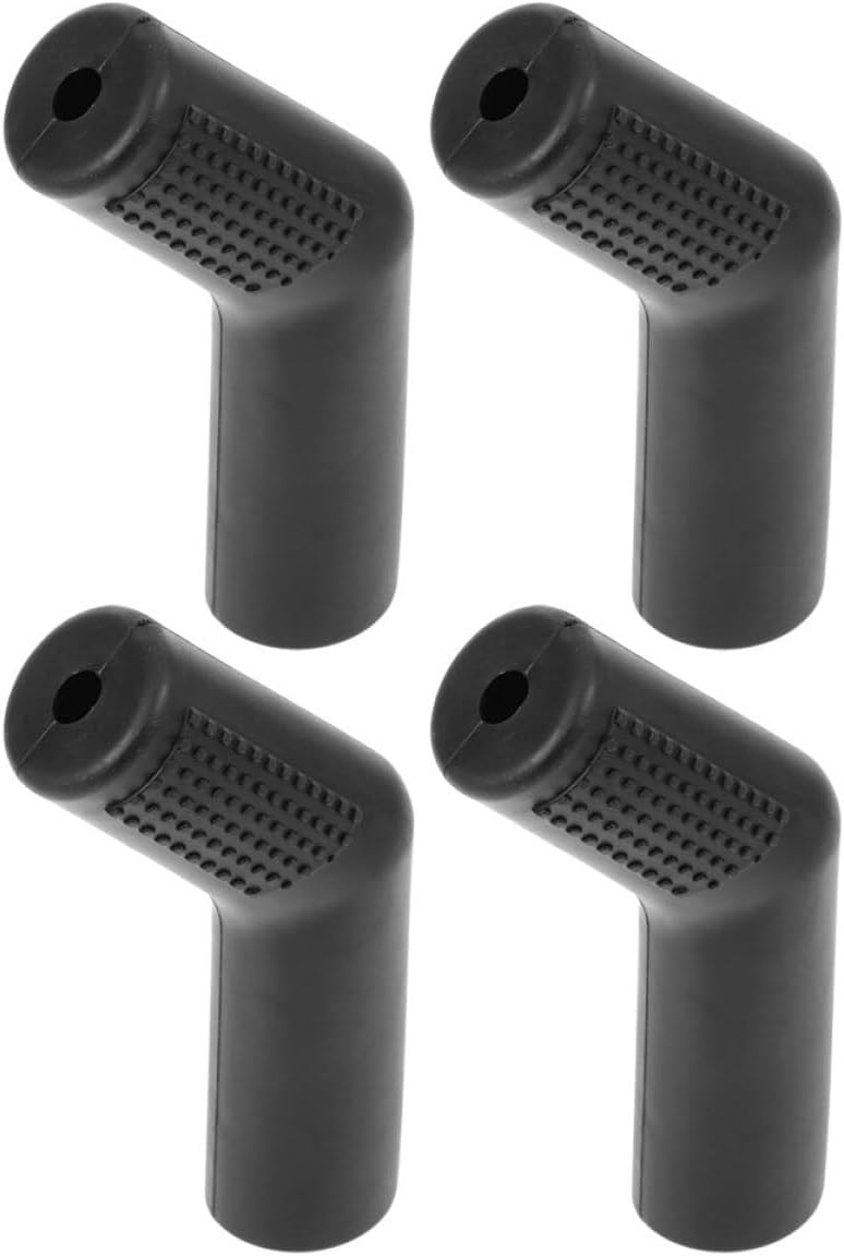 4pcs Black Rubber Motorcycle Gear Shift Lever Sleeve Anti-Slip Shifter Covers Protector Set for Dirt Bikes and Motorbikes - Image 1