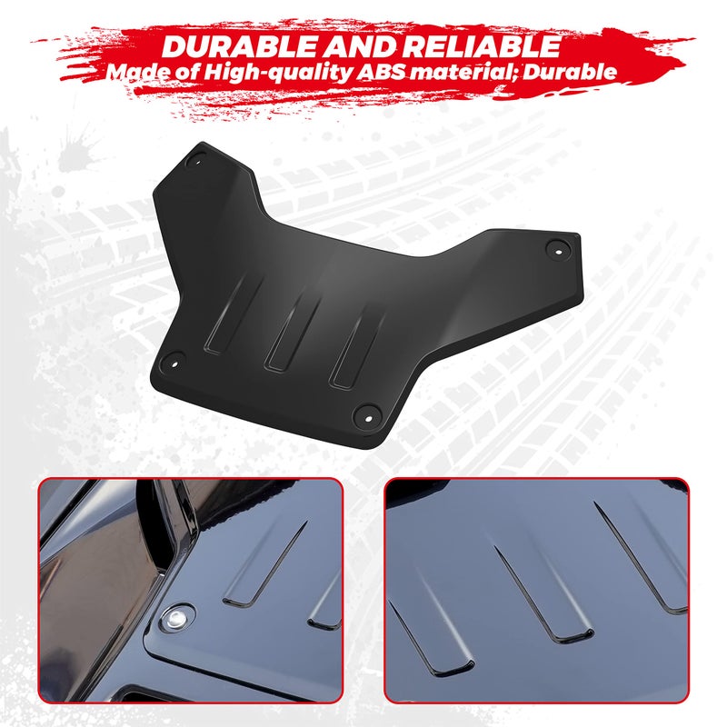 SAUTVS Black Classic Hood Accent Panel for Can-Am Ryker, Vertical Stripe Style Black Hood Accent for Can-Am Ryker 600 900 Sport & Rally Edition All Models 2019-2025 Accessories - Image 3