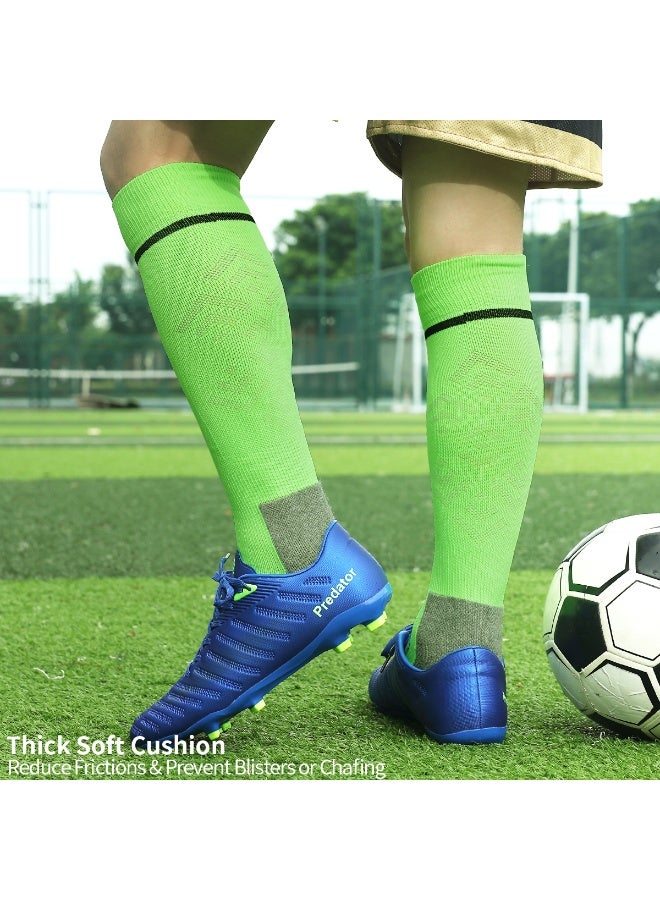 جناح السماء جوارب كرة القدم للرجال (1/2/3/4 زوج) وسادة رياضية، قابلة للتنفس، مريحة، مضادة للانزلاق، حماية من الوسادة، امتصاص العرق، جوارب رياضية للأطفال والشباب والبالغين - Image 4