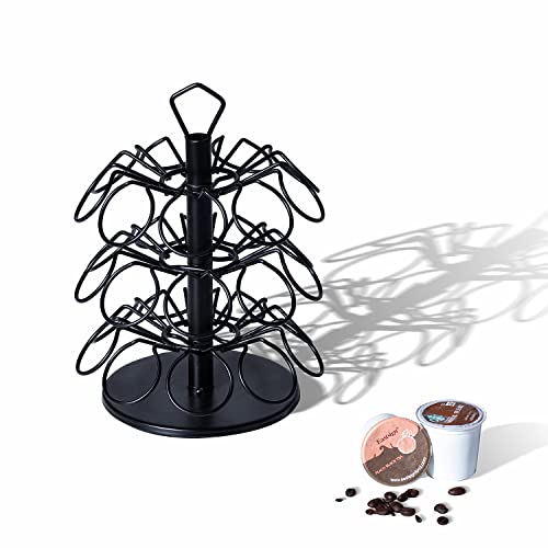 Rice rat K-Cup Storage Coffee Capsules Pod Holder Carousel Capsule Display Storage for k-cup（27pods-3tiers） - Image 3